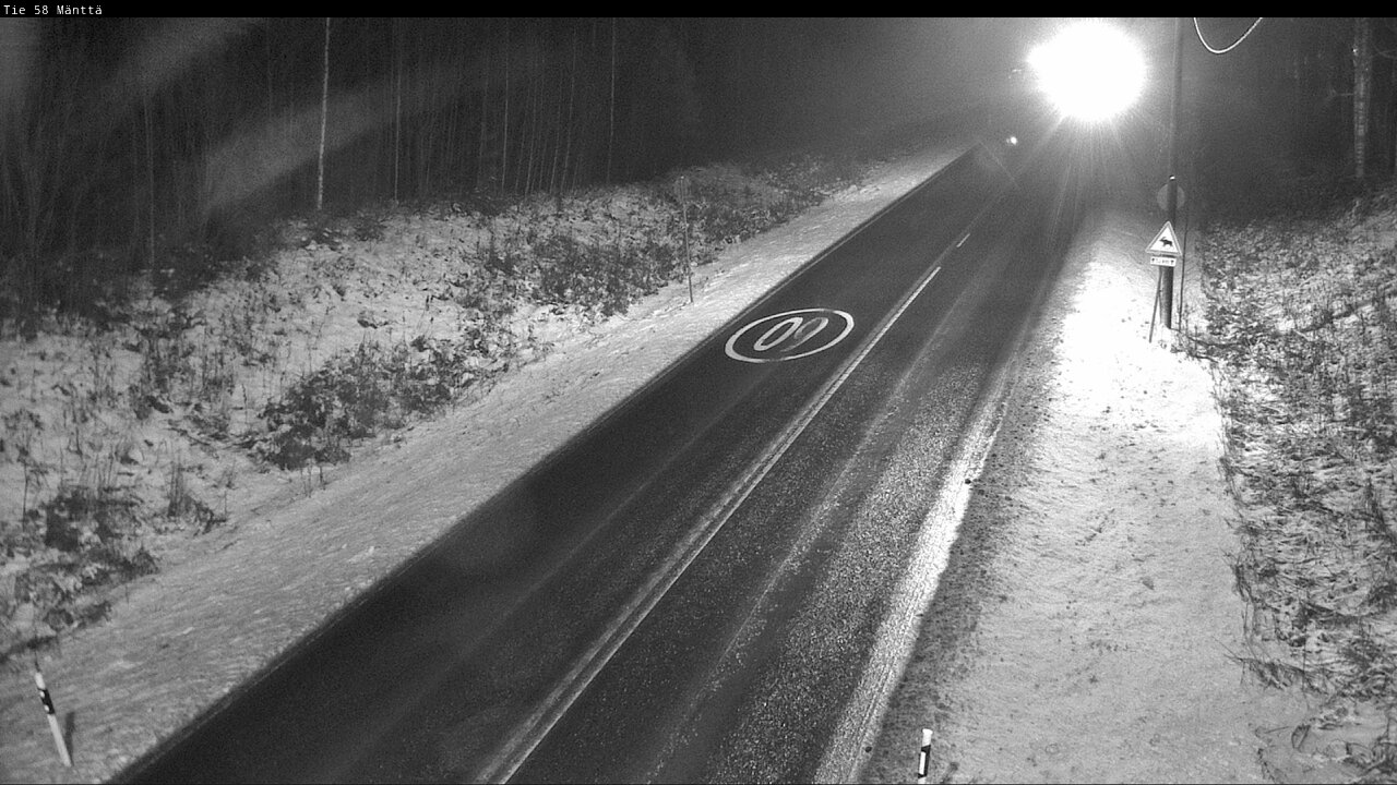 Weather Camera Image Road 58 Mänttä, Mänttä-Vilppula, Pirkanmaa