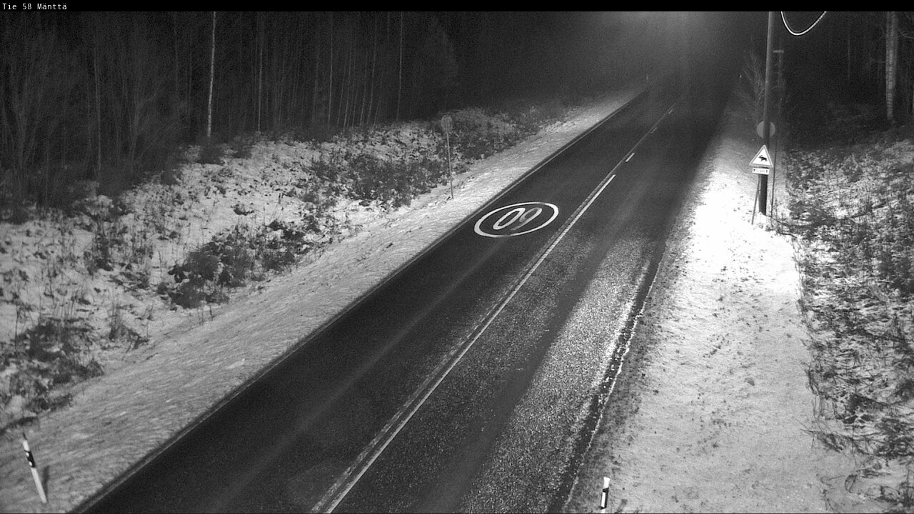 Weather Camera Image Road 58 Mänttä, Mänttä-Vilppula, Pirkanmaa