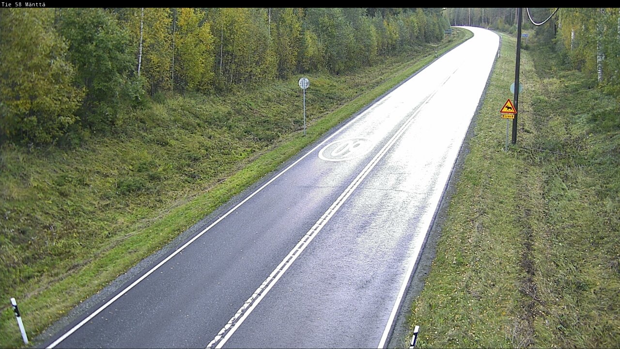 Weather Camera Image Road 58 Mänttä, Mänttä-Vilppula, Pirkanmaa