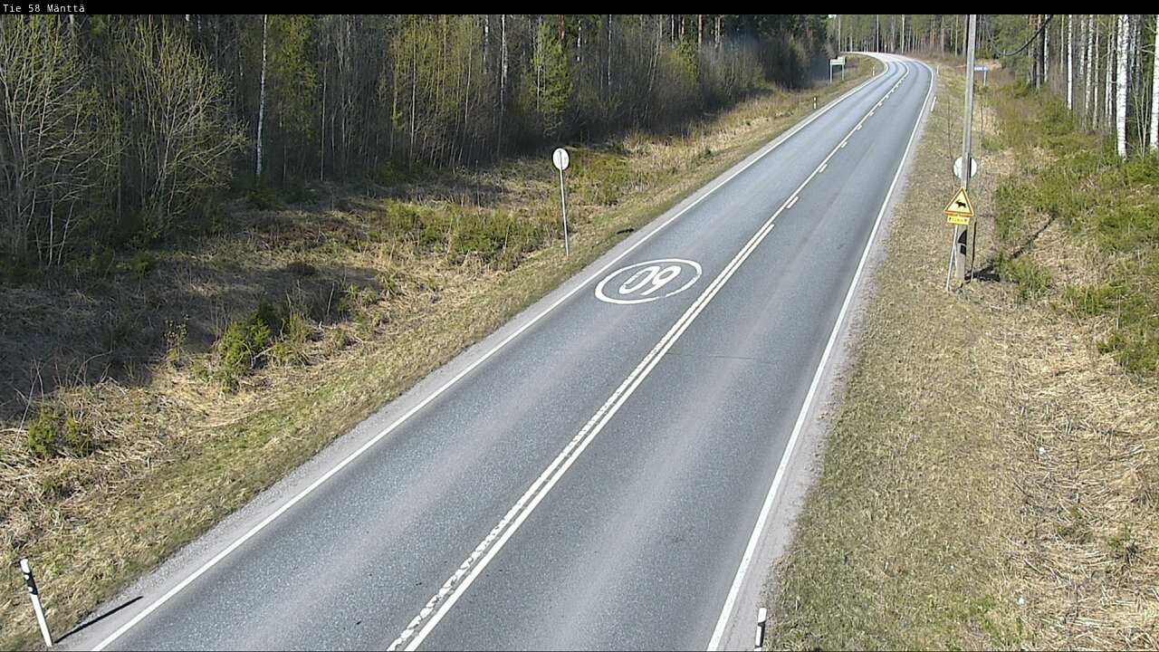 Kelikamerat Kuva Tie 58 Mänttä, Mänttä-Vilppula, Pirkanmaa