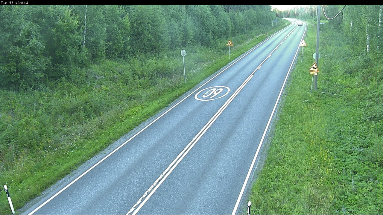 Kelikamerat Kuva Tie 58 Mänttä, Mänttä-Vilppula, Pirkanmaa