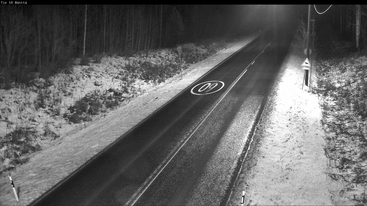 Weather Camera Image Road 58 Mänttä, Mänttä-Vilppula, Pirkanmaa
