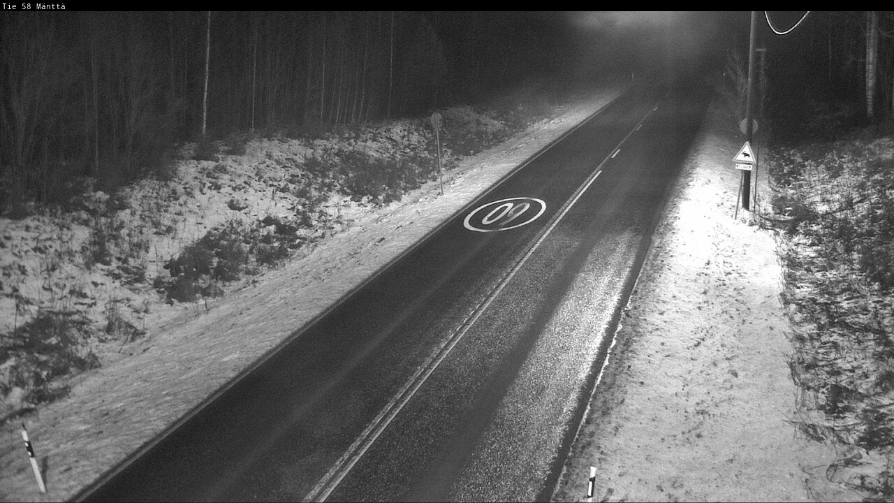 Weather Camera Image Road 58 Mänttä, Mänttä-Vilppula, Pirkanmaa
