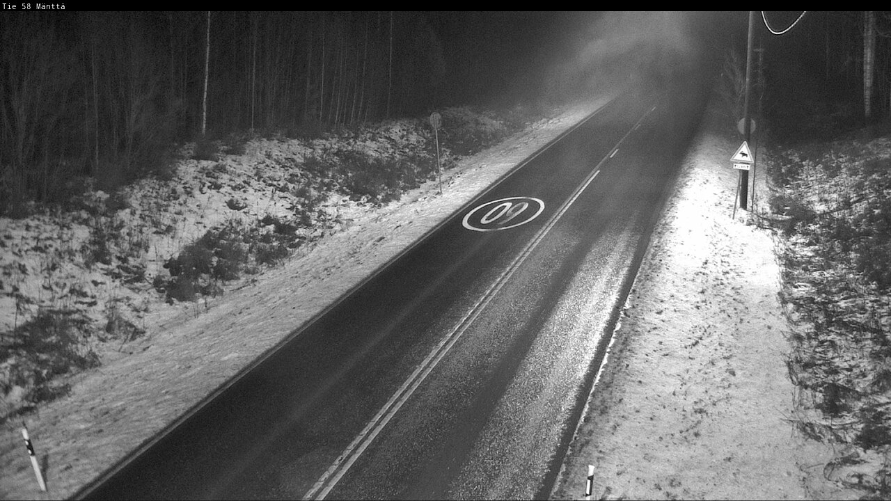 Weather Camera Image Road 58 Mänttä, Mänttä-Vilppula, Pirkanmaa