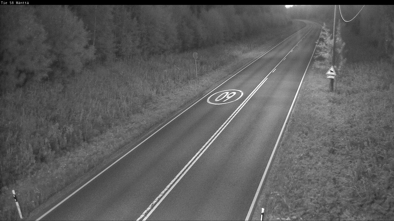 Weather Camera Image Road 58 Mänttä, Mänttä-Vilppula, Pirkanmaa