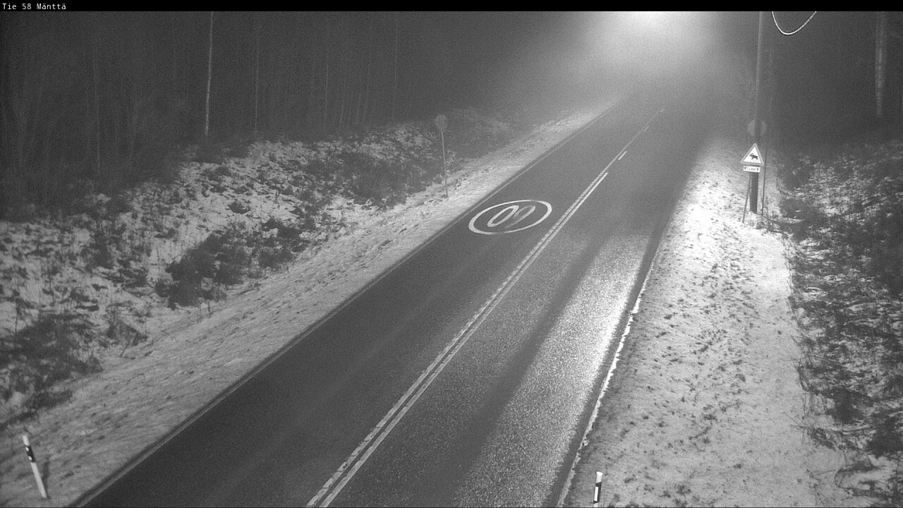 Weather Camera Image Road 58 Mänttä, Mänttä-Vilppula, Pirkanmaa