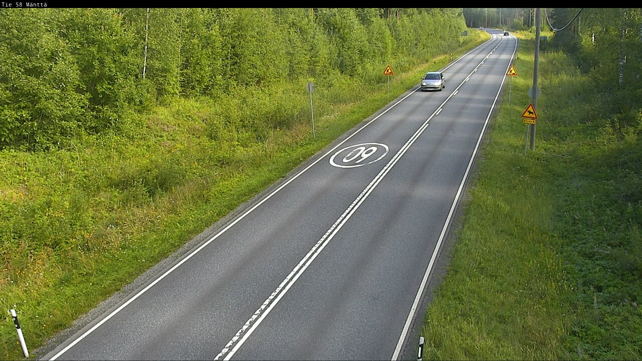 Kelikamerat Kuva Tie 58 Mänttä, Mänttä-Vilppula, Pirkanmaa