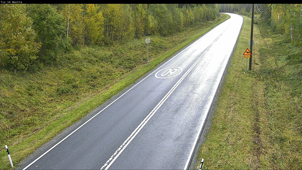 Weather Camera Image Road 58 Mänttä, Mänttä-Vilppula, Pirkanmaa