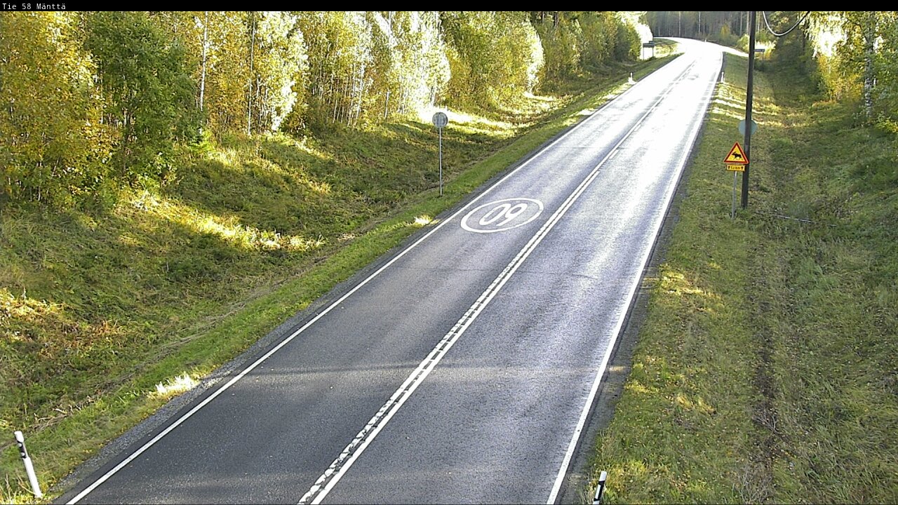 Weather Camera Image Road 58 Mänttä, Mänttä-Vilppula, Pirkanmaa