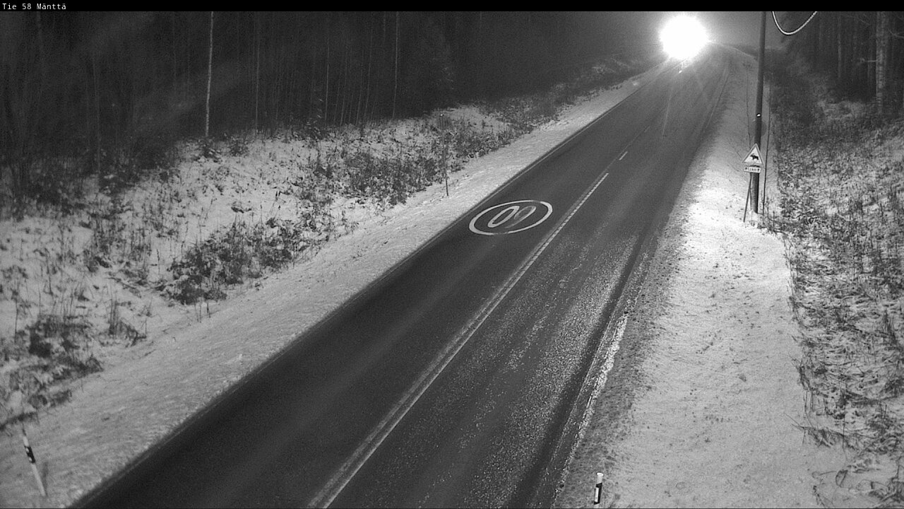 Weather Camera Image Road 58 Mänttä, Mänttä-Vilppula, Pirkanmaa
