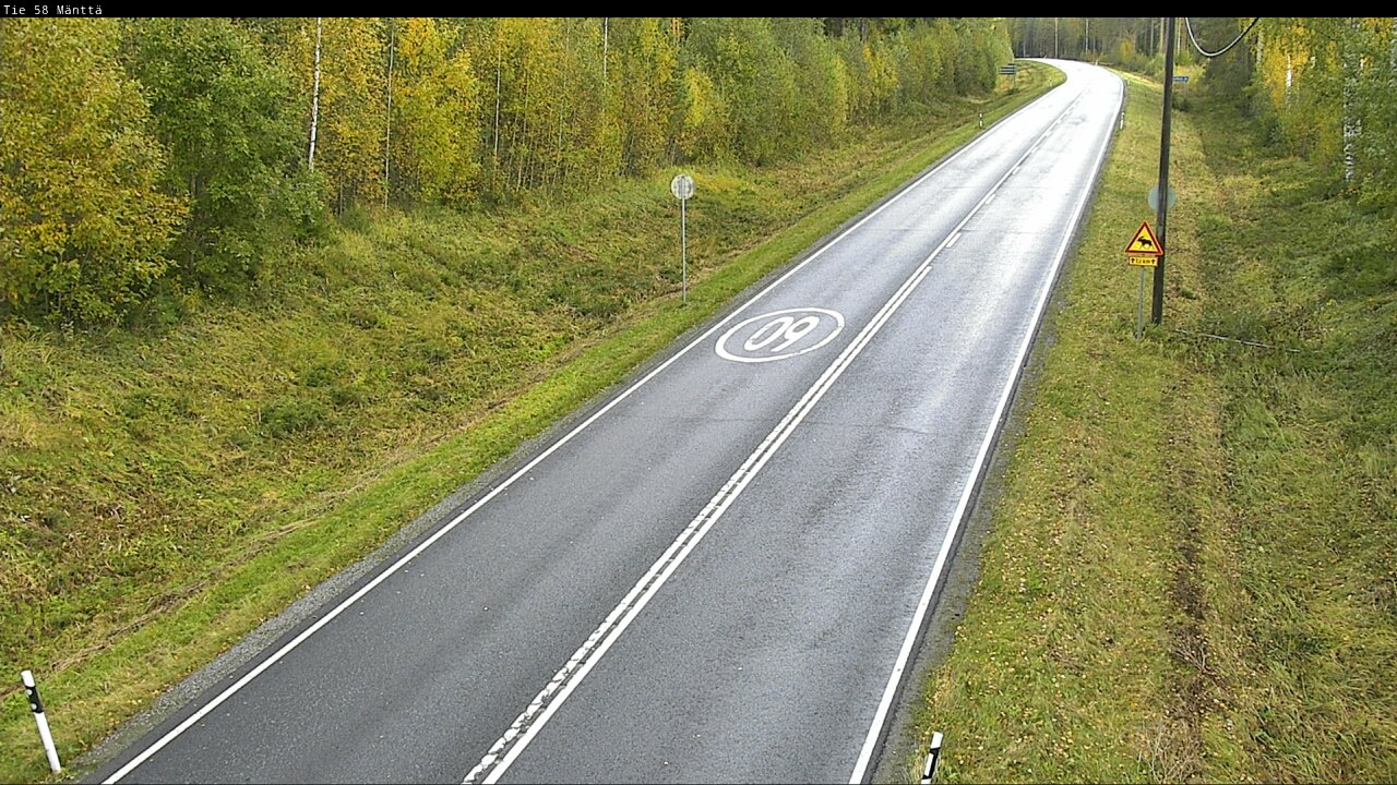 Weather Camera Image Road 58 Mänttä, Mänttä-Vilppula, Pirkanmaa