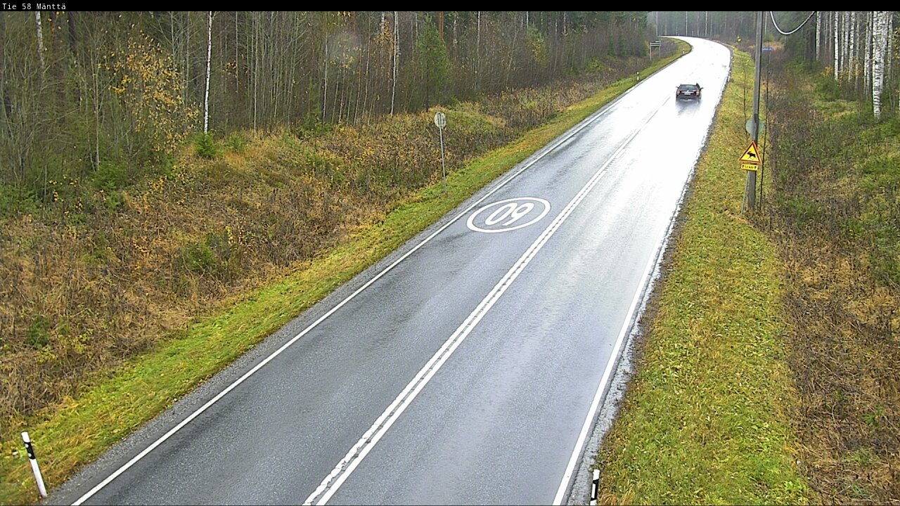 Kelikamerat Kuva Tie 58 Mänttä, Mänttä-Vilppula, Pirkanmaa