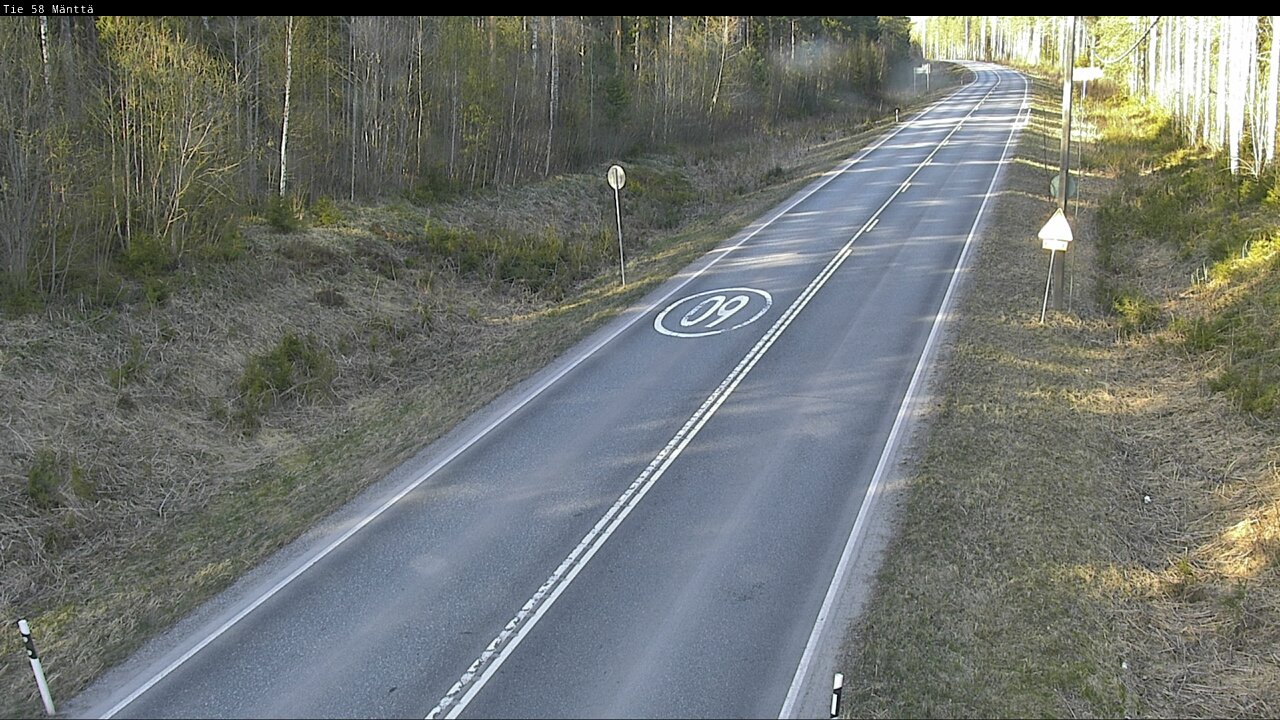 Kelikamerat Kuva Tie 58 Mänttä, Mänttä-Vilppula, Pirkanmaa