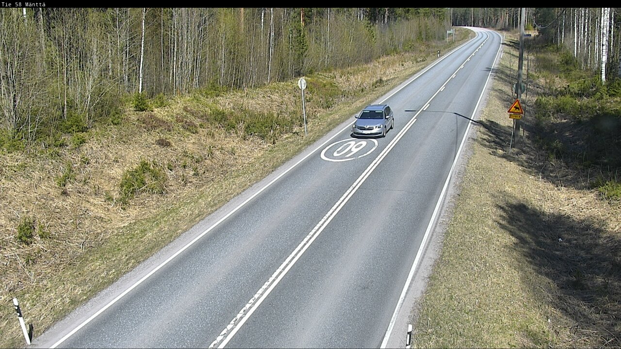 Kelikamerat Kuva Tie 58 Mänttä, Mänttä-Vilppula, Pirkanmaa