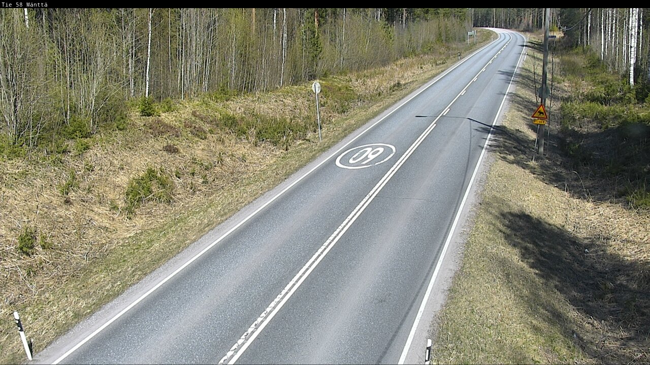Kelikamerat Kuva Tie 58 Mänttä, Mänttä-Vilppula, Pirkanmaa