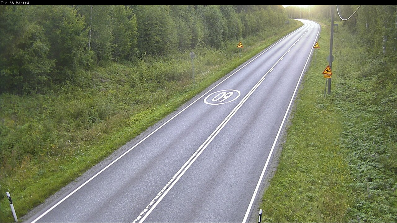 Weather Camera Image Road 58 Mänttä, Mänttä-Vilppula, Pirkanmaa