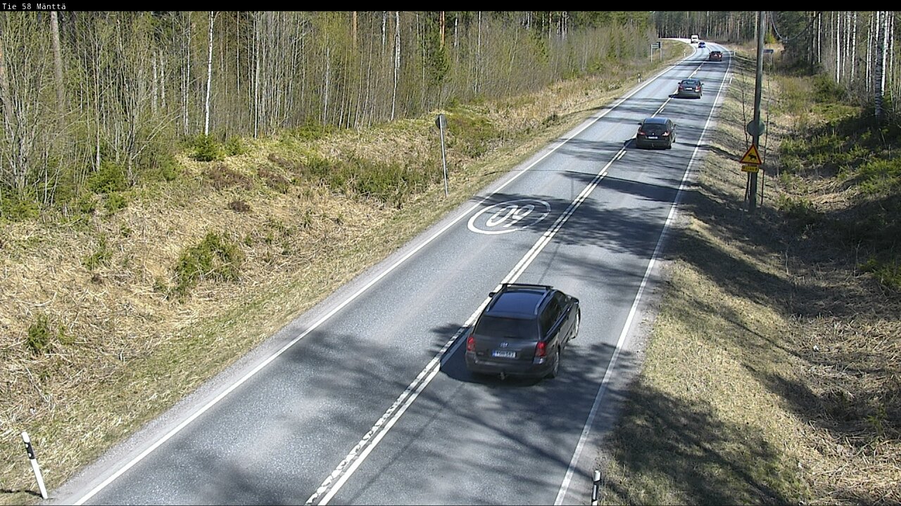 Kelikamerat Kuva Tie 58 Mänttä, Mänttä-Vilppula, Pirkanmaa