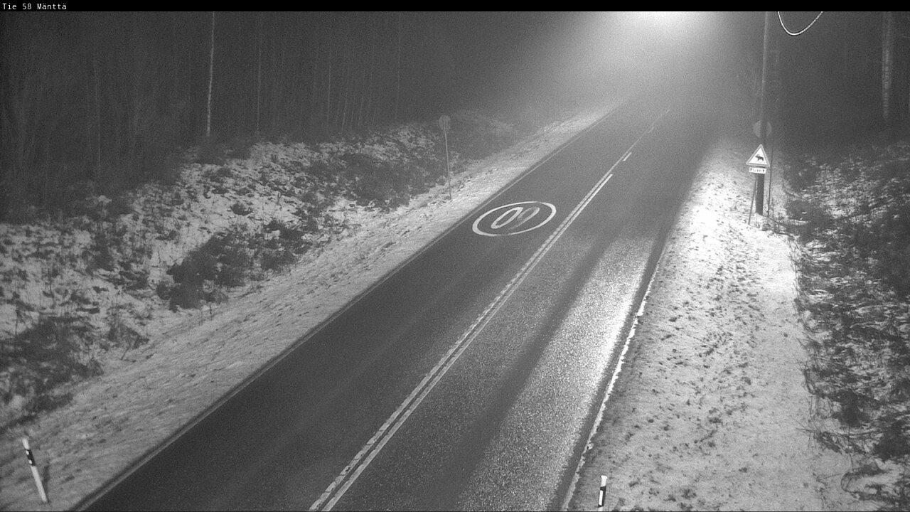 Weather Camera Image Road 58 Mänttä, Mänttä-Vilppula, Pirkanmaa