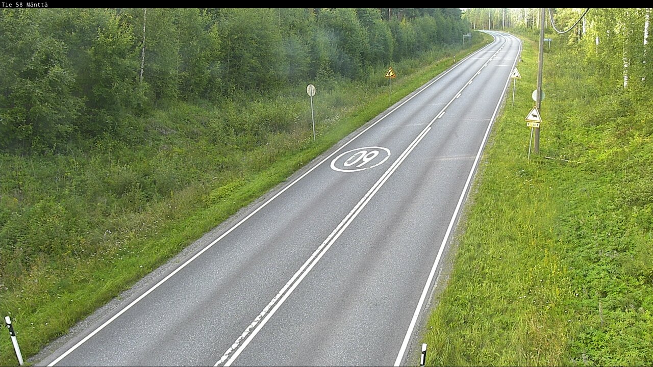 Kelikamerat Kuva Tie 58 Mänttä, Mänttä-Vilppula, Pirkanmaa