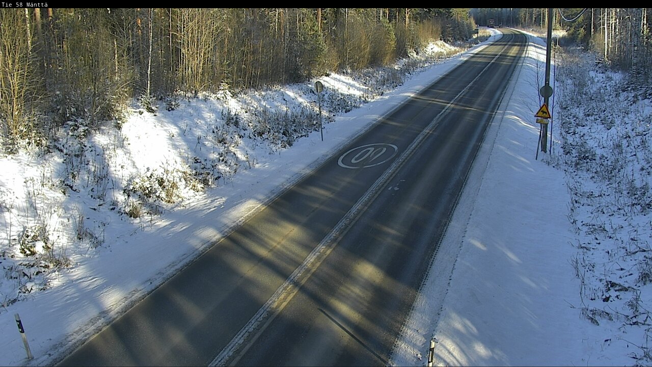 Weather Camera Image Road 58 Mänttä, Mänttä-Vilppula, Pirkanmaa