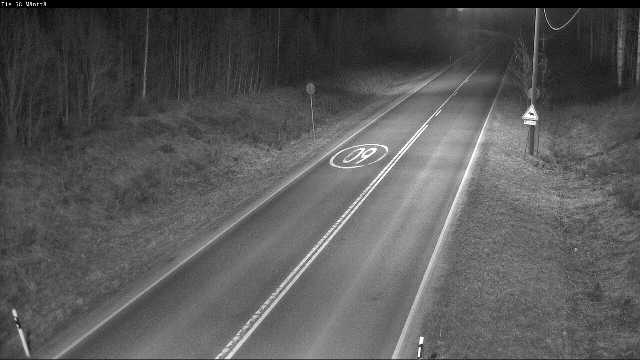 Weather Camera Image Road 58 Mänttä, Mänttä-Vilppula, Pirkanmaa
