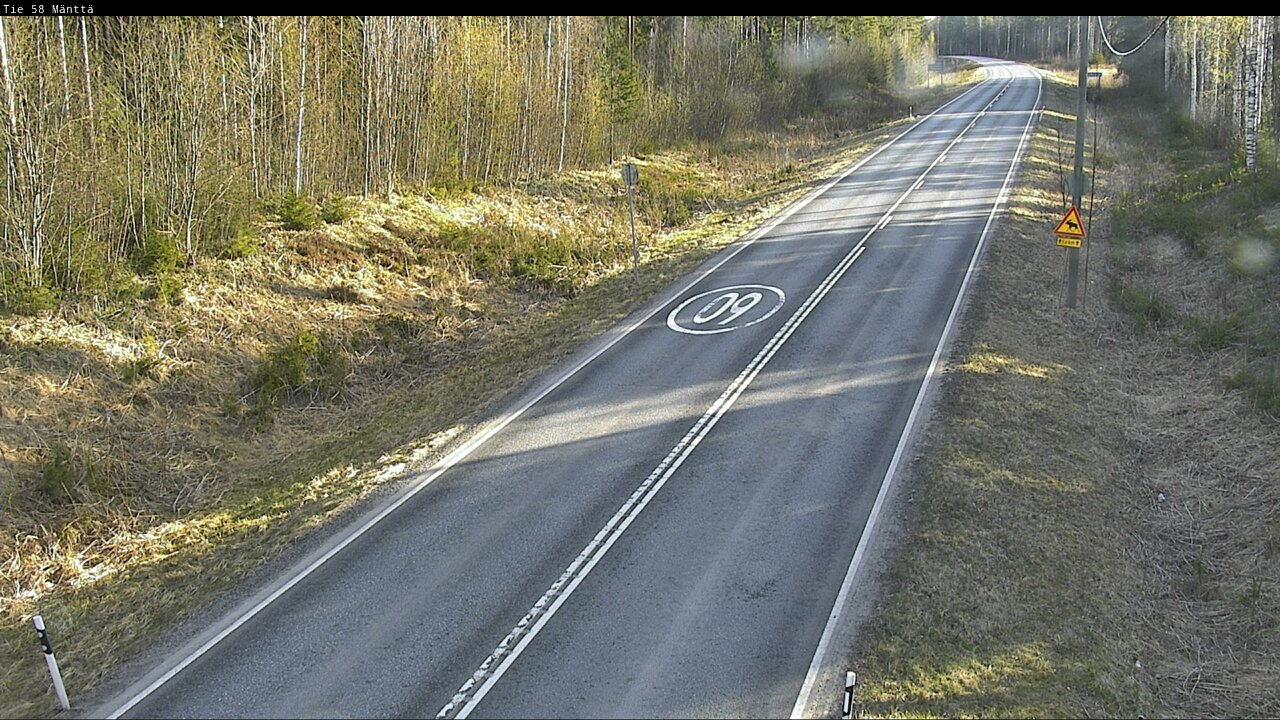 Kelikamerat Kuva Tie 58 Mänttä, Mänttä-Vilppula, Pirkanmaa