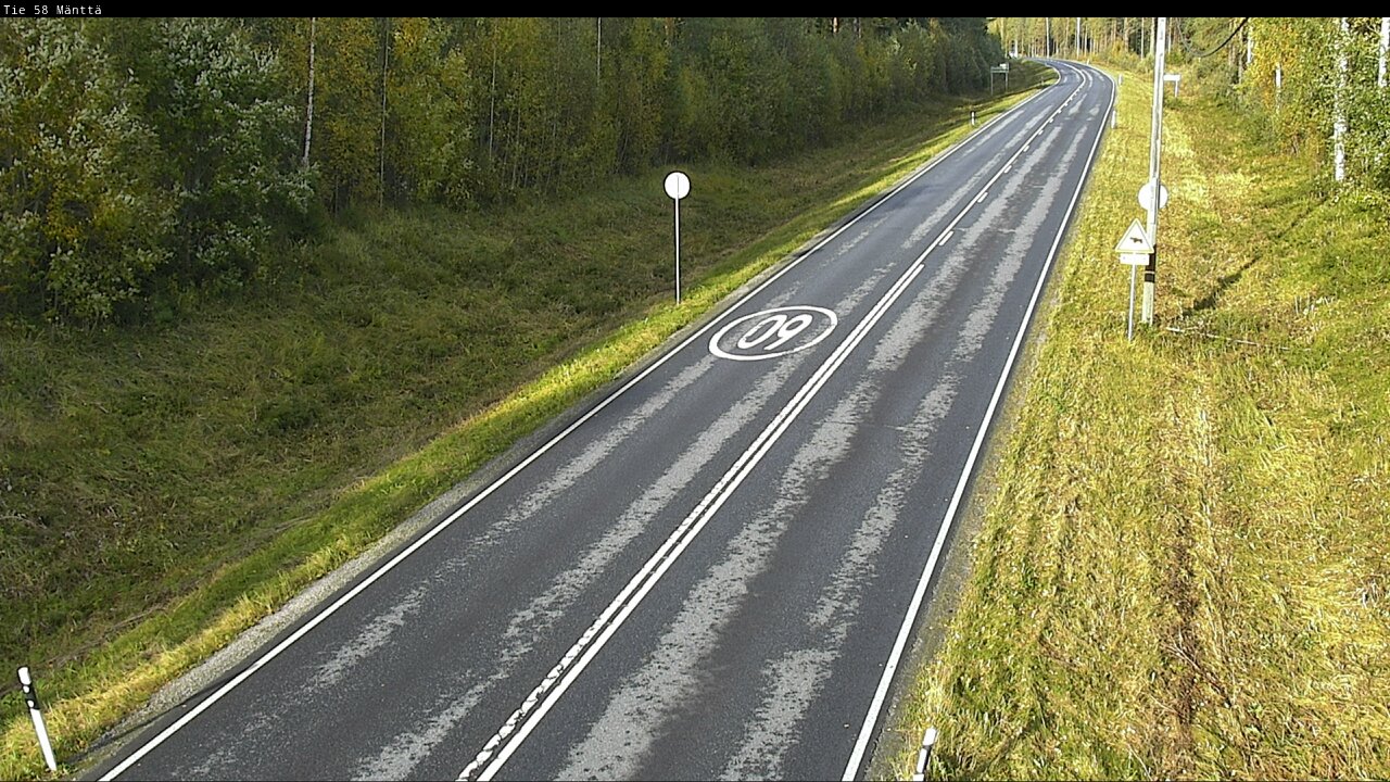Kelikamerat Kuva Tie 58 Mänttä, Mänttä-Vilppula, Pirkanmaa
