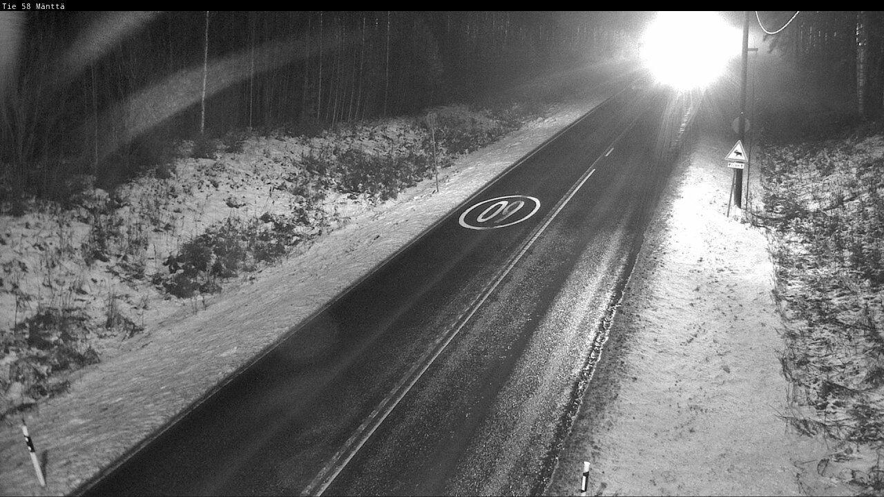 Weather Camera Image Road 58 Mänttä, Mänttä-Vilppula, Pirkanmaa