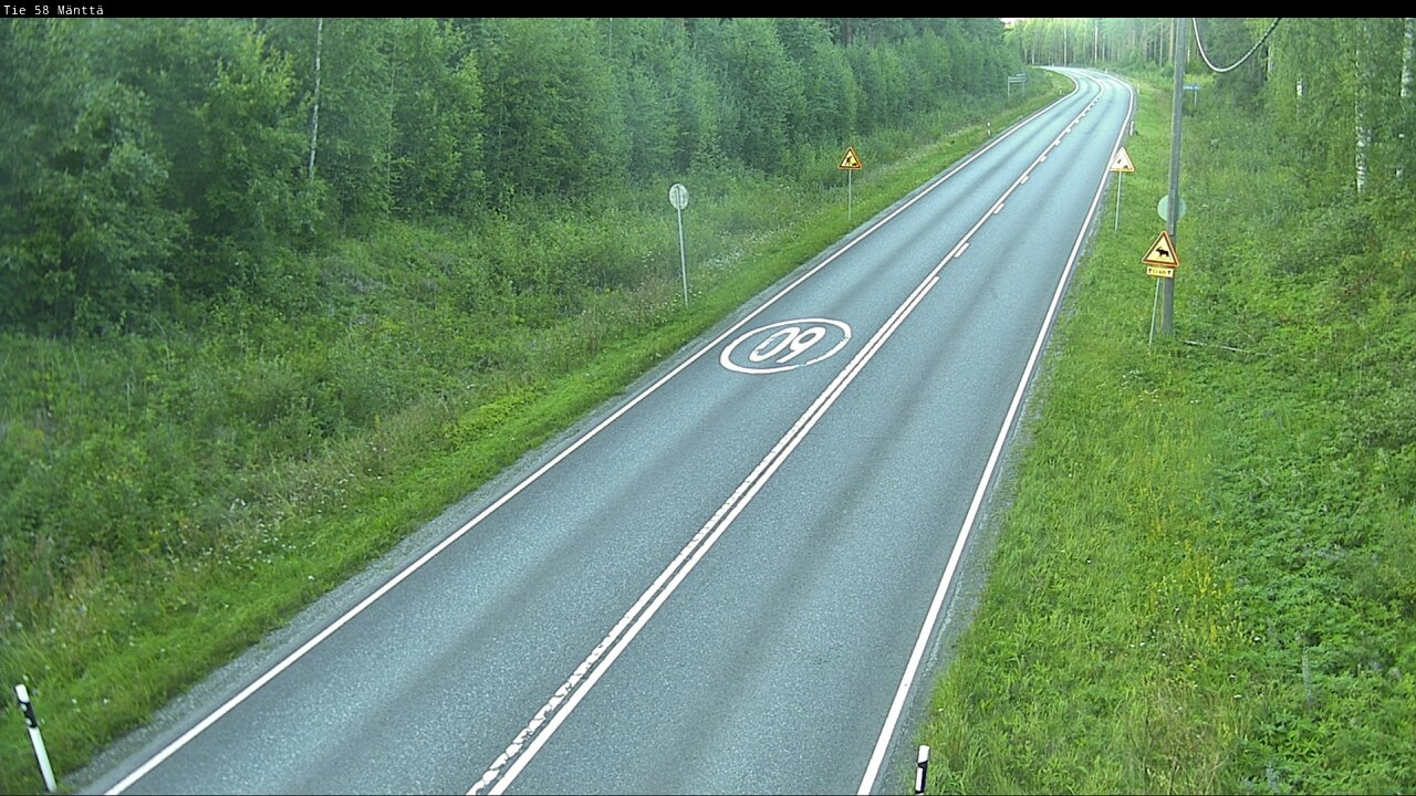 Kelikamerat Kuva Tie 58 Mänttä, Mänttä-Vilppula, Pirkanmaa