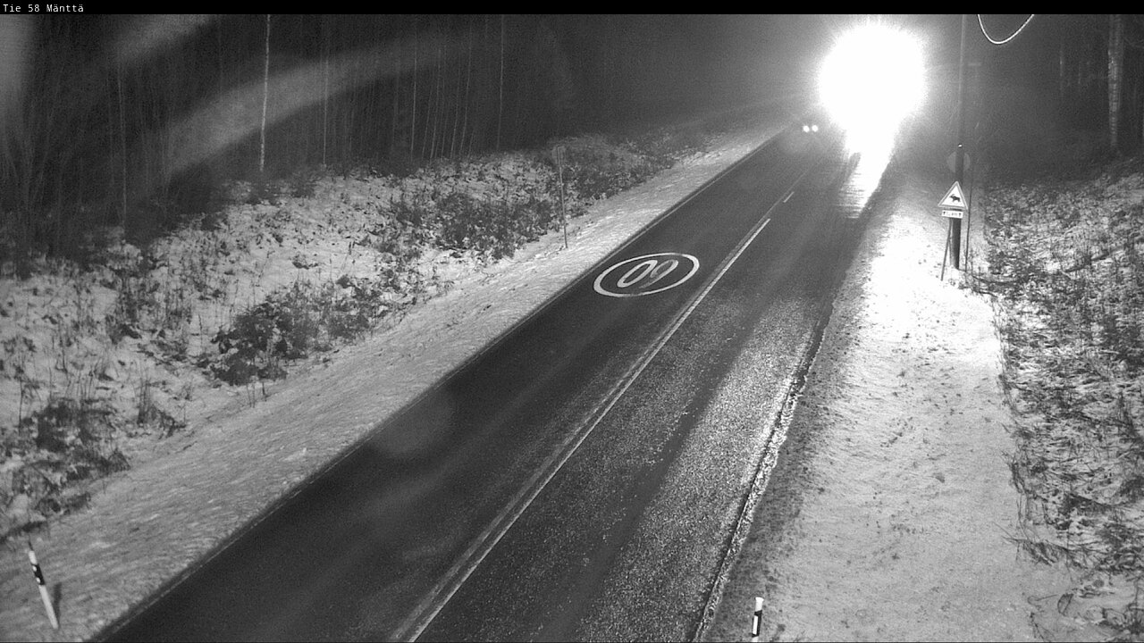 Weather Camera Image Road 58 Mänttä, Mänttä-Vilppula, Pirkanmaa