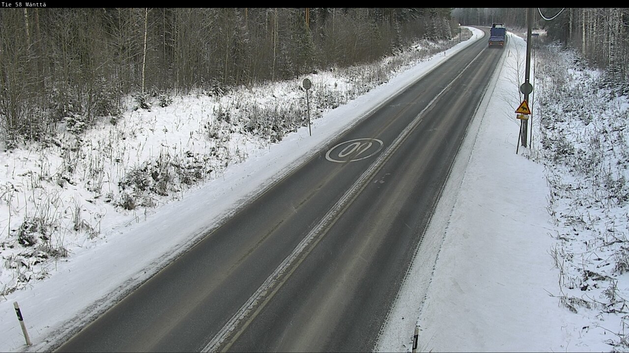 Weather Camera Image Road 58 Mänttä, Mänttä-Vilppula, Pirkanmaa