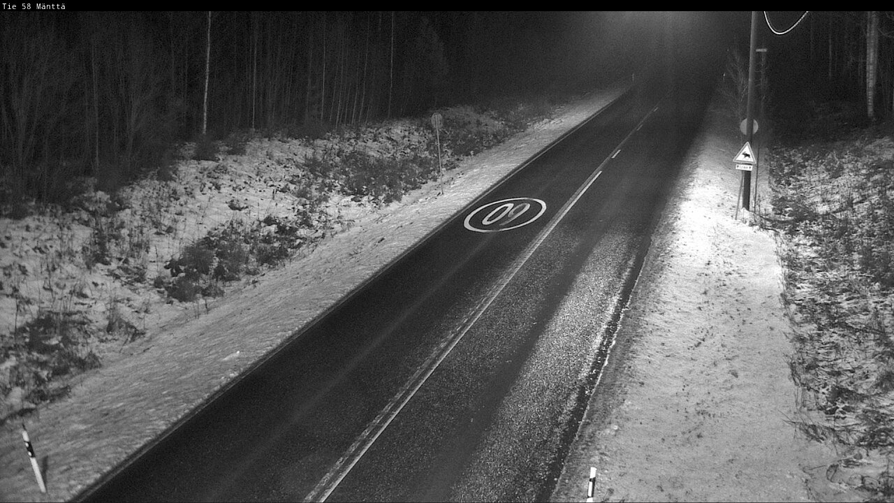 Weather Camera Image Road 58 Mänttä, Mänttä-Vilppula, Pirkanmaa