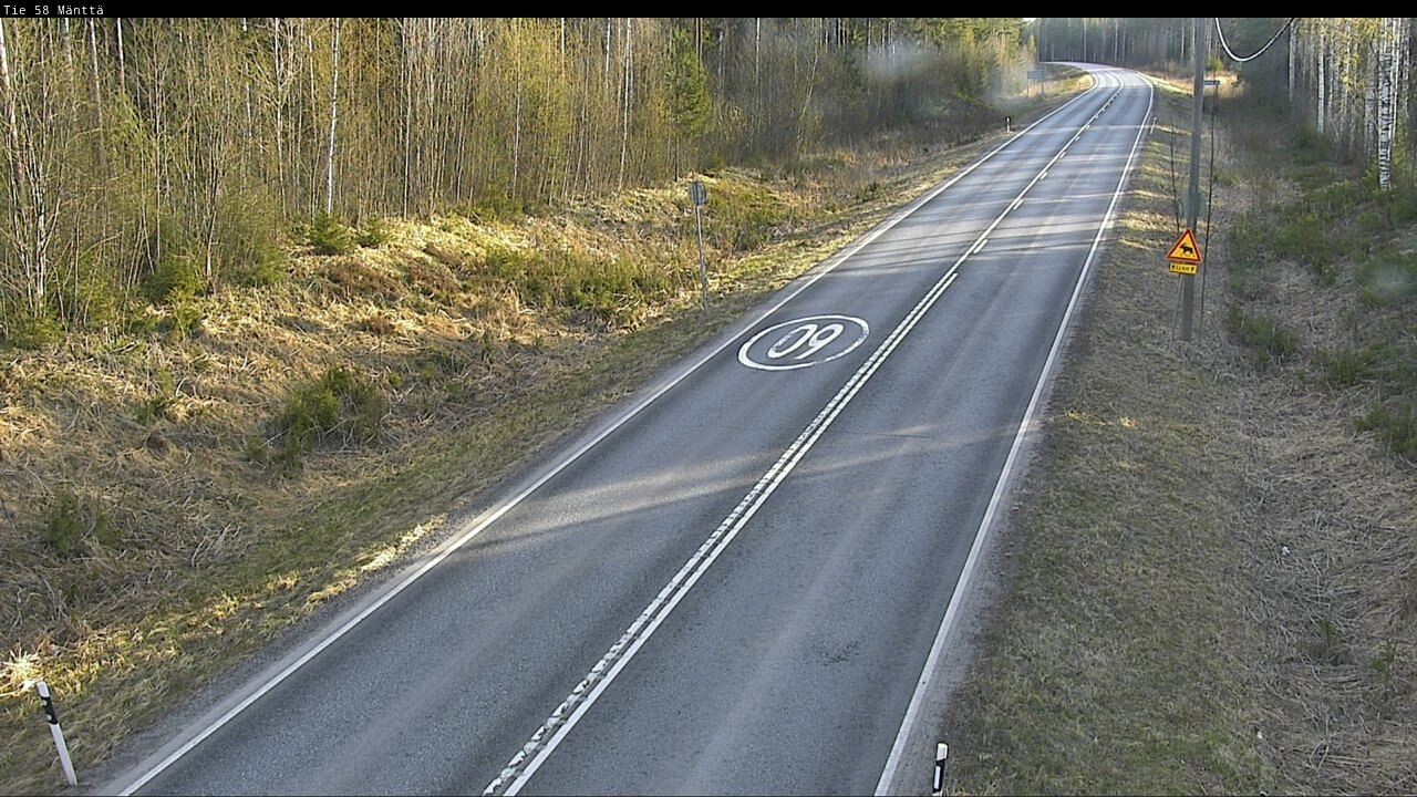 Kelikamerat Kuva Tie 58 Mänttä, Mänttä-Vilppula, Pirkanmaa