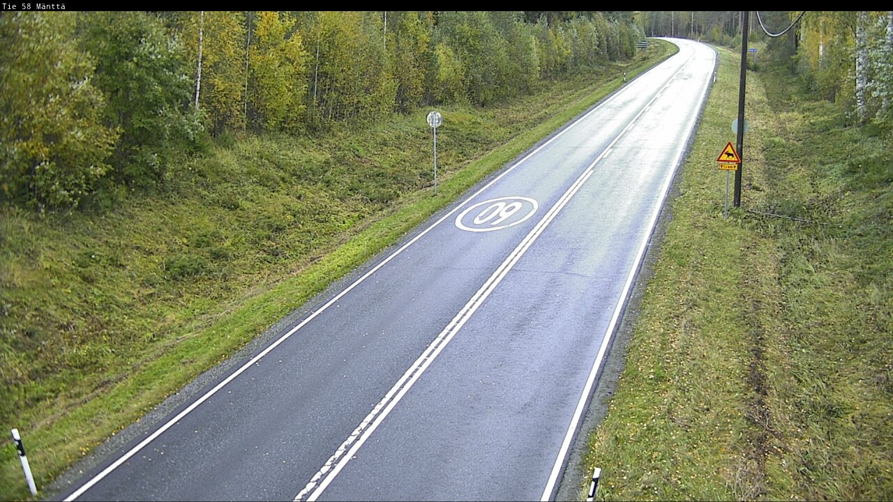 Weather Camera Image Road 58 Mänttä, Mänttä-Vilppula, Pirkanmaa