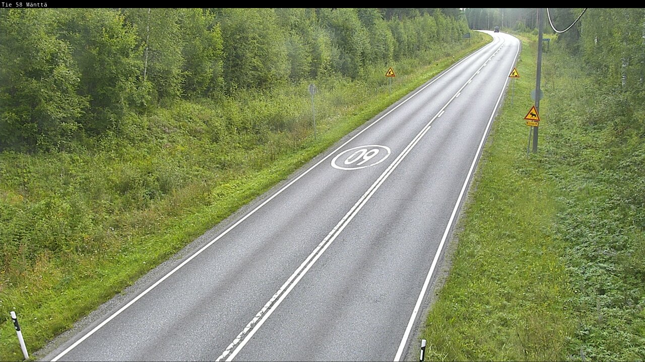 Weather Camera Image Road 58 Mänttä, Mänttä-Vilppula, Pirkanmaa