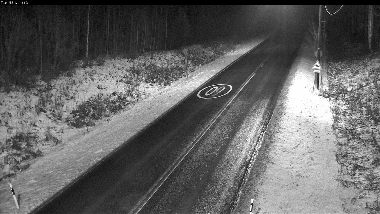 Weather Camera Image Road 58 Mänttä, Mänttä-Vilppula, Pirkanmaa