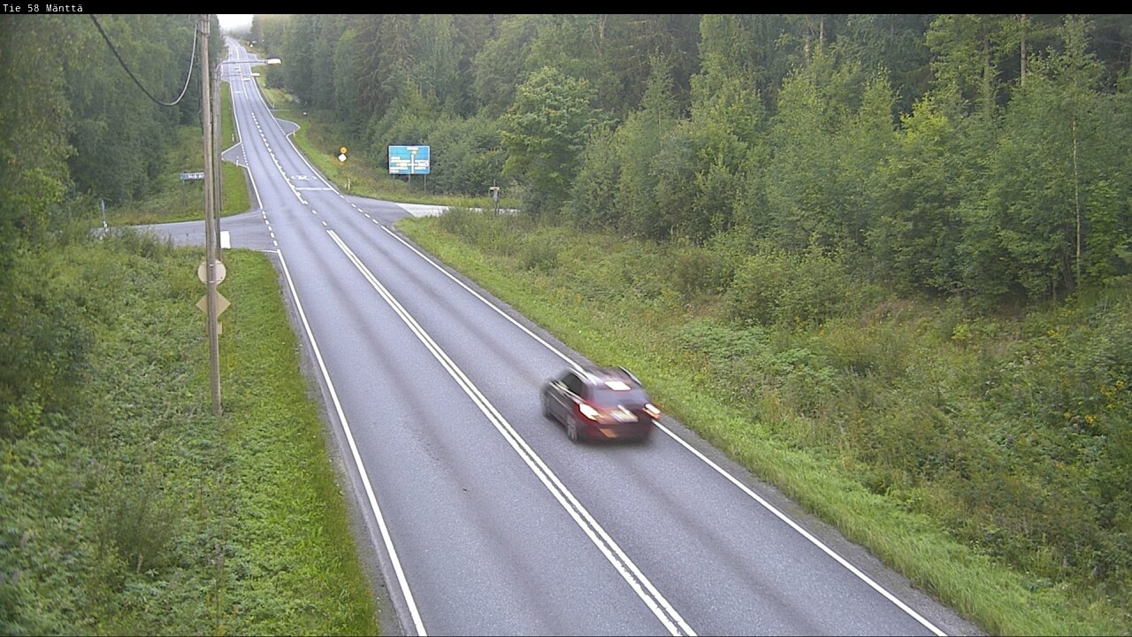 Weather Camera Image Road 58 Mänttä, Mänttä-Vilppula, Pirkanmaa