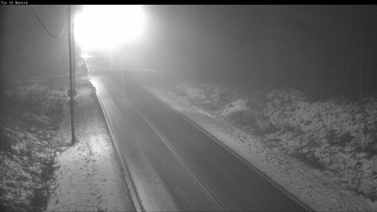 Weather Camera Image Väg 58 Mänttä, Mänttä-Vilppula, Pirkanmaa