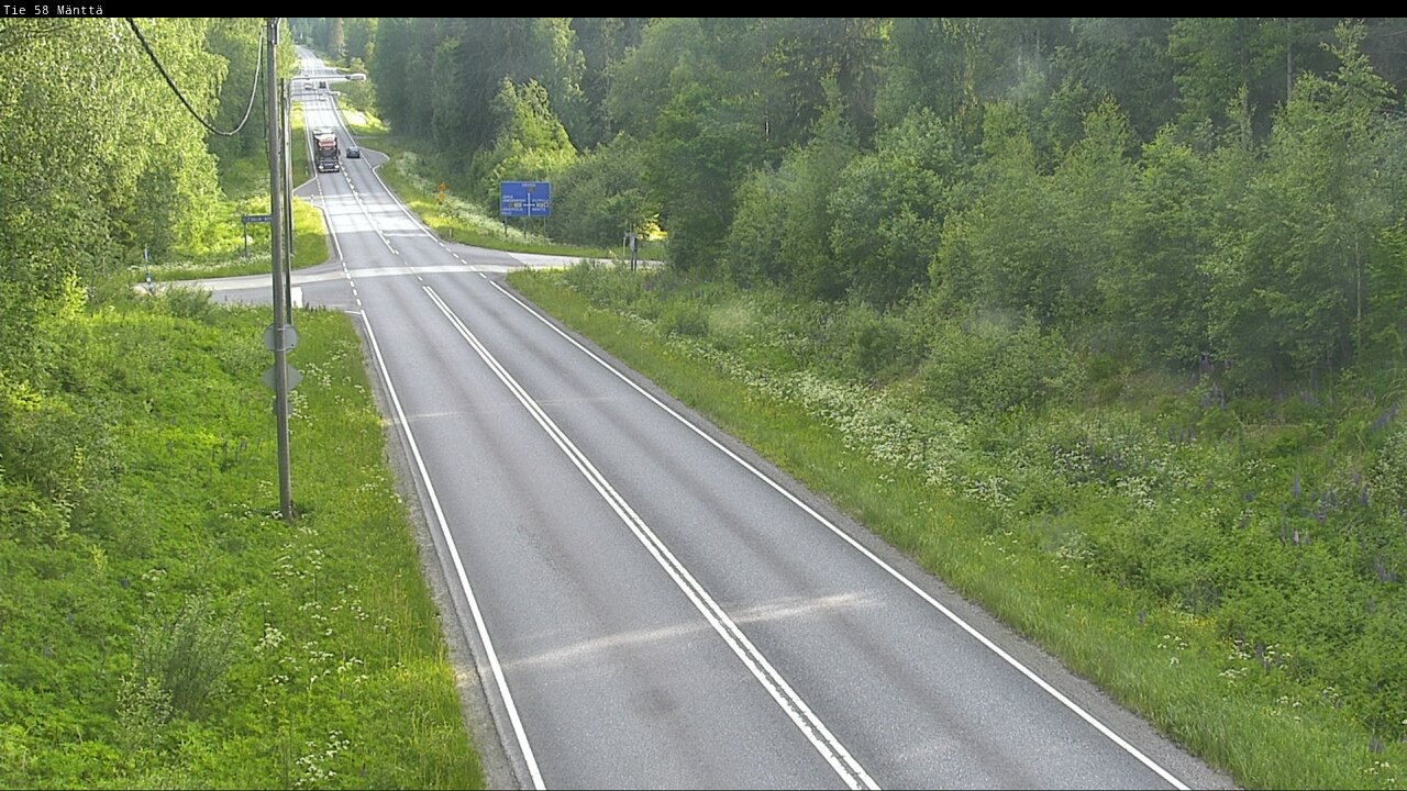 Kelikamerat Kuva Tie 58 Mänttä, Mänttä-Vilppula, Pirkanmaa