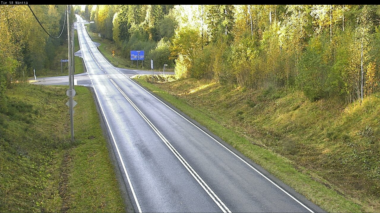 Weather Camera Image Road 58 Mänttä, Mänttä-Vilppula, Pirkanmaa