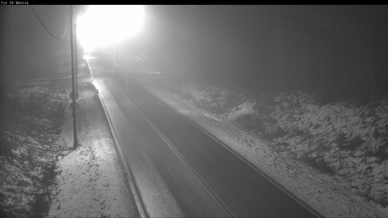 Weather Camera Image Väg 58 Mänttä, Mänttä-Vilppula, Pirkanmaa