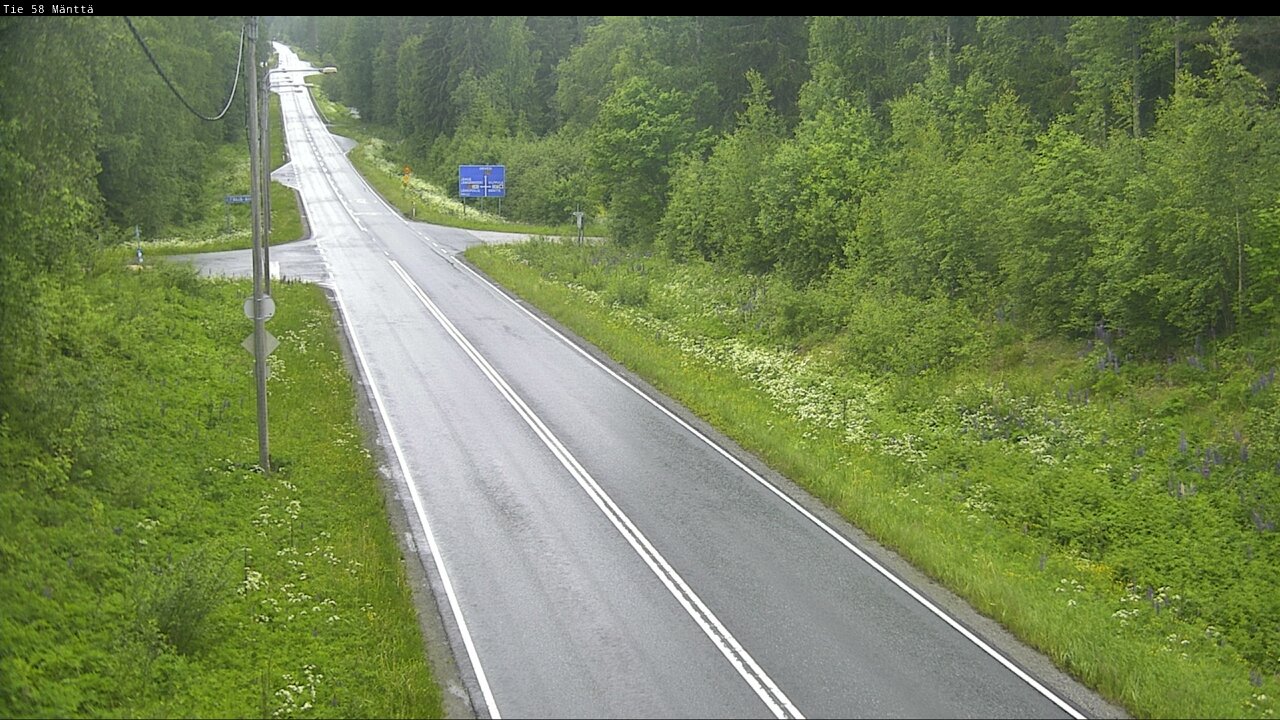Weather Camera Image Road 58 Mänttä, Mänttä-Vilppula, Pirkanmaa