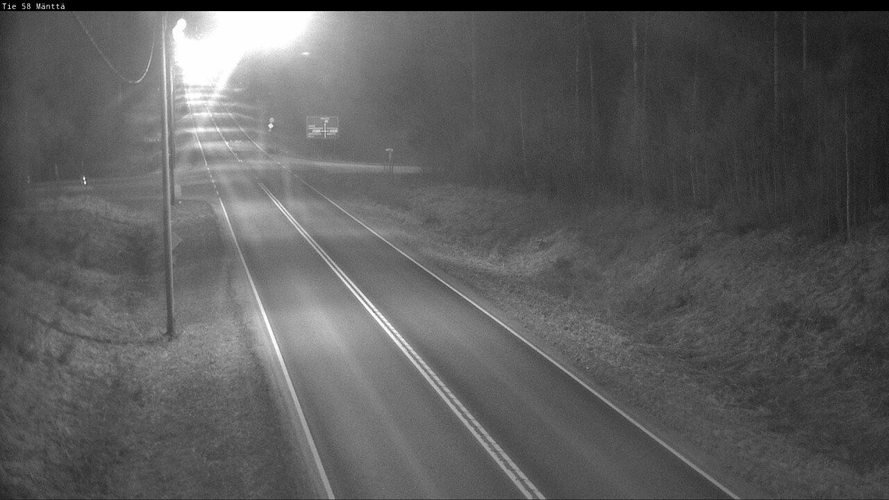 Weather Camera Image Road 58 Mänttä, Mänttä-Vilppula, Pirkanmaa