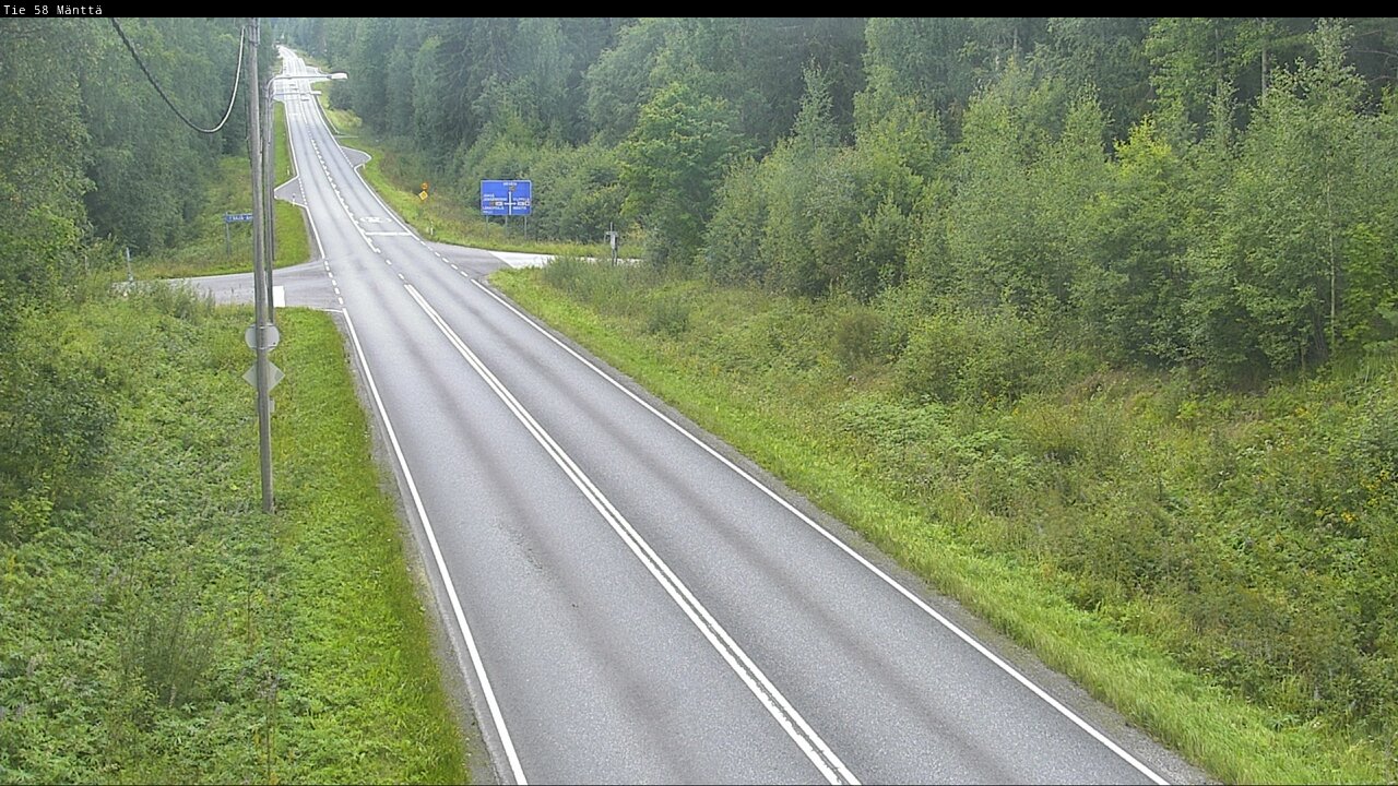 Weather Camera Image Road 58 Mänttä, Mänttä-Vilppula, Pirkanmaa