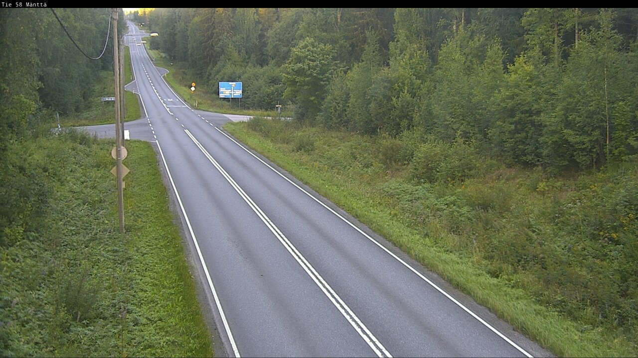 Weather Camera Image Road 58 Mänttä, Mänttä-Vilppula, Pirkanmaa