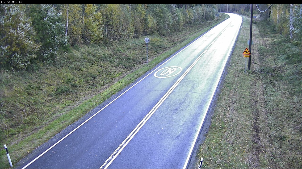 Weather Camera Image Road 58 Mänttä, Mänttä-Vilppula, Pirkanmaa