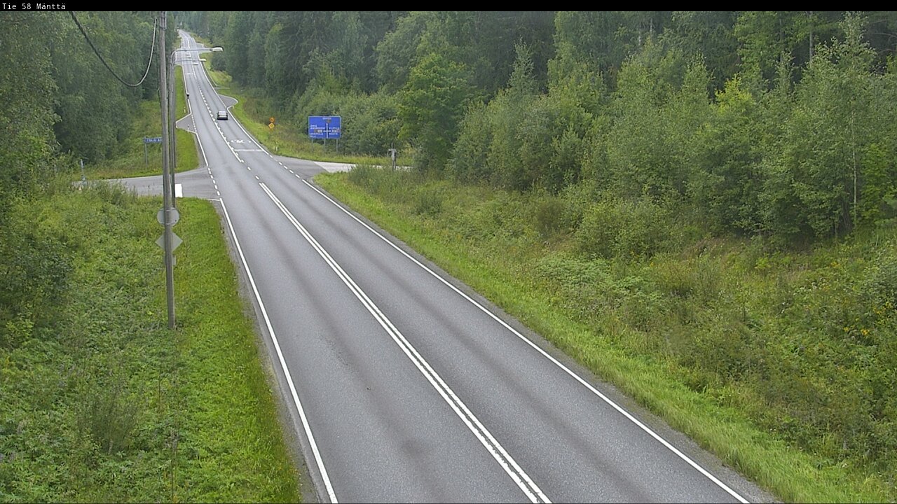 Weather Camera Image Road 58 Mänttä, Mänttä-Vilppula, Pirkanmaa