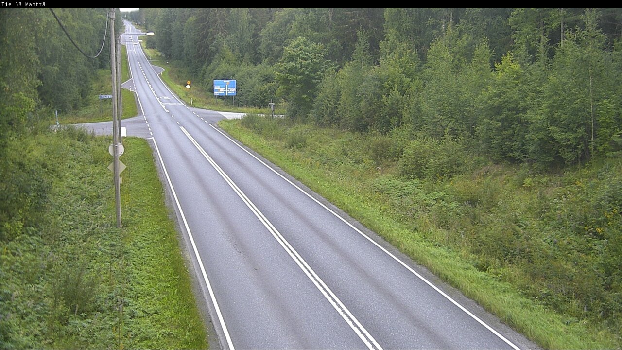 Weather Camera Image Road 58 Mänttä, Mänttä-Vilppula, Pirkanmaa