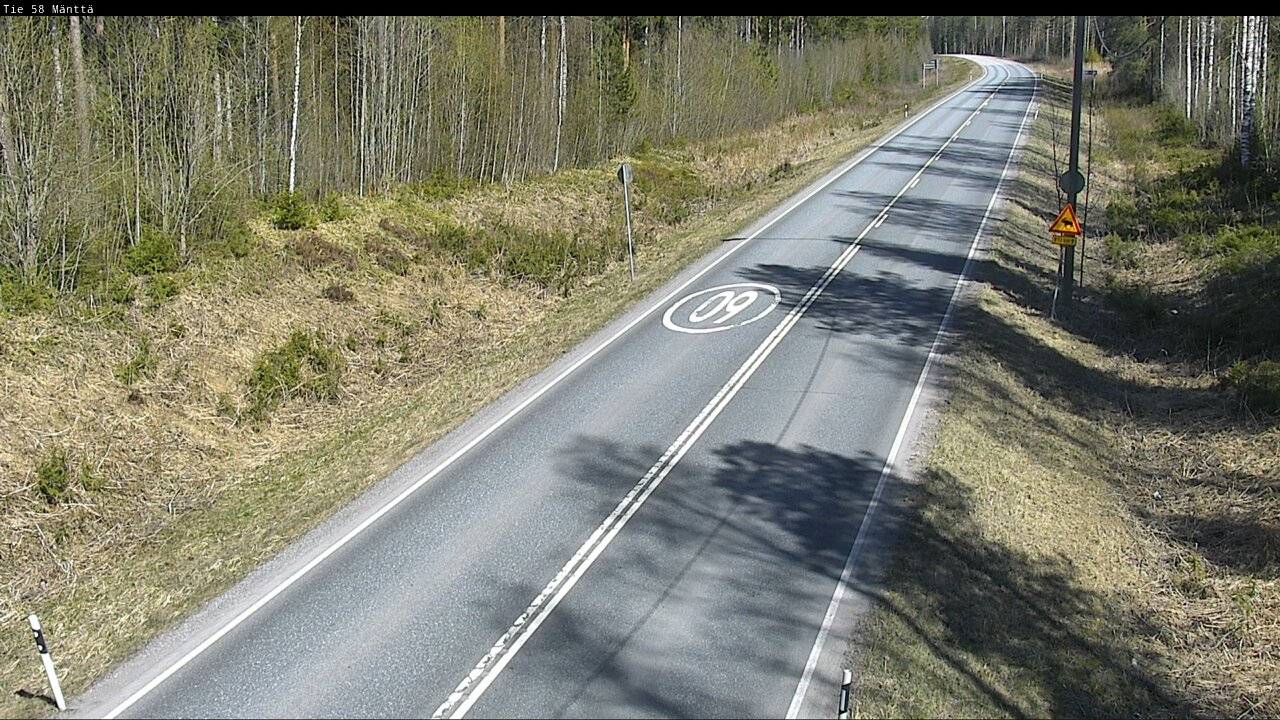 Kelikamerat Kuva Tie 58 Mänttä, Mänttä-Vilppula, Pirkanmaa