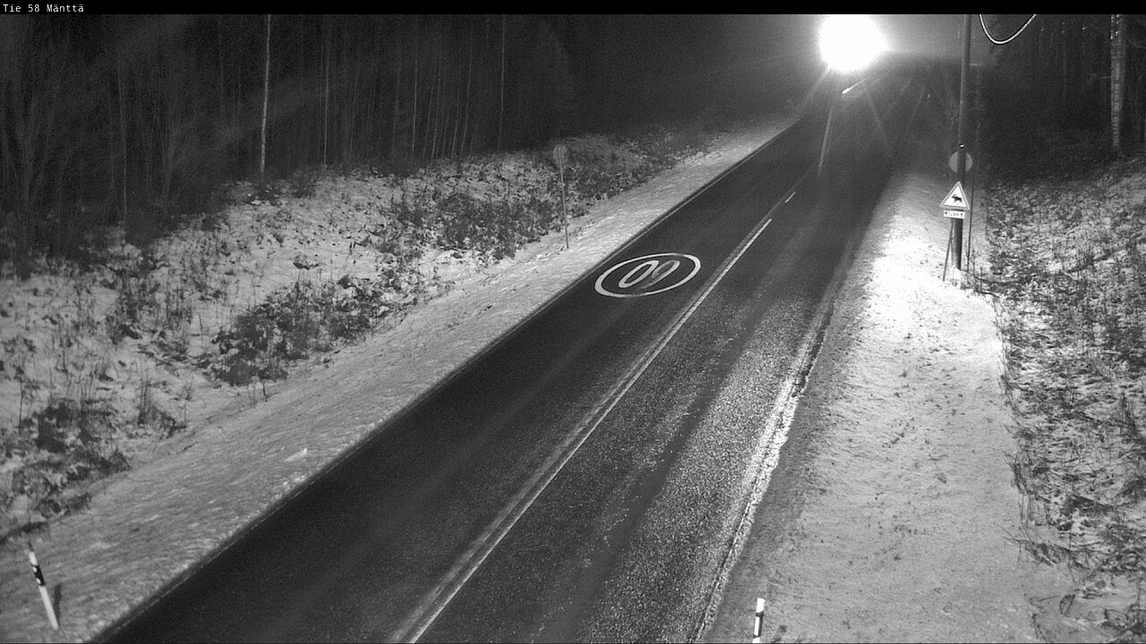 Weather Camera Image Väg 58 Mänttä, Mänttä-Vilppula, Pirkanmaa